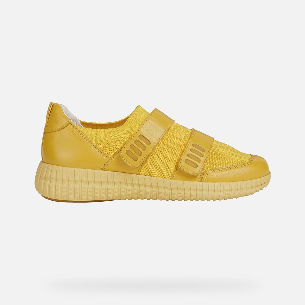 Basket Geox Noovae - Jaune - Femme 028315-QGK